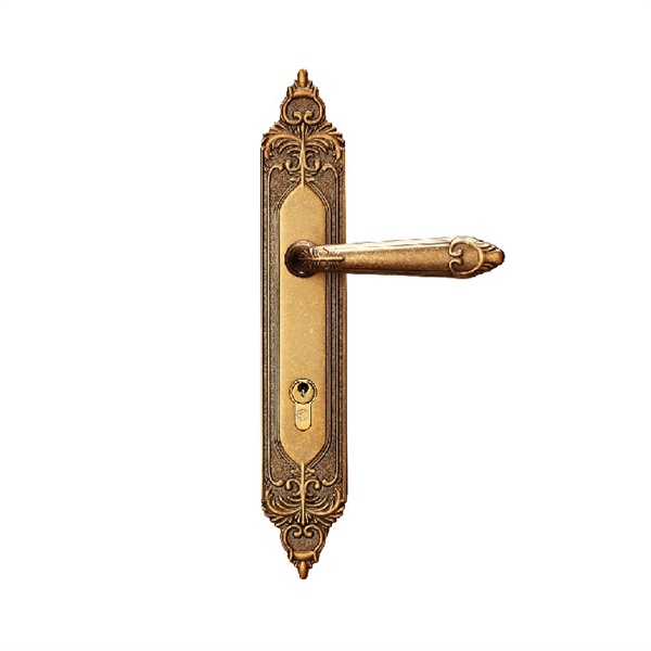 普罗系列 HD-68701 古典铜大门锁